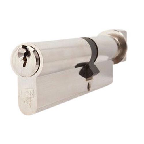 Cilindro universale europeo a pulsante 35x40mm in nichel,