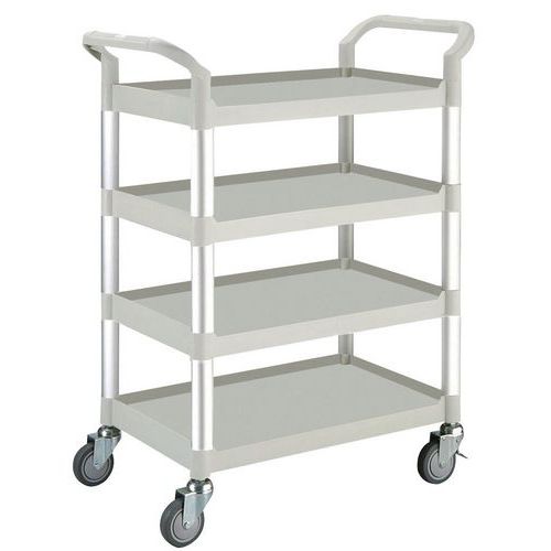Carrello 4 rip. 8081-3 grigio 76x53x20,