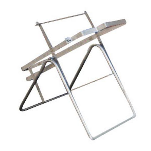 cavalletto basculante per tanica 30 L inox,