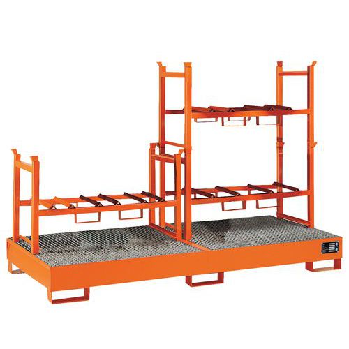 SUPPORTO PER STOCCAGGIO FUSTI VERNICIATO,