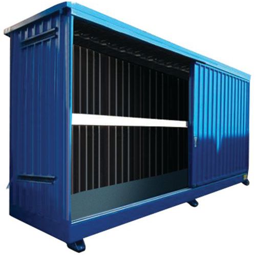 Container 48 fusti con telone,