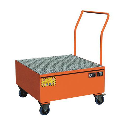 VASCA DI RACCOLTA VERNICIATA SEMOVENTE PER 1 FUSTO LT. 200,