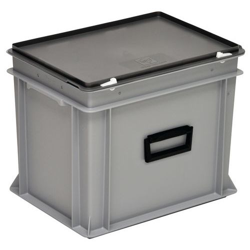 Valigetta contenit Rako 24L grigio e coperchio grigio scuro,