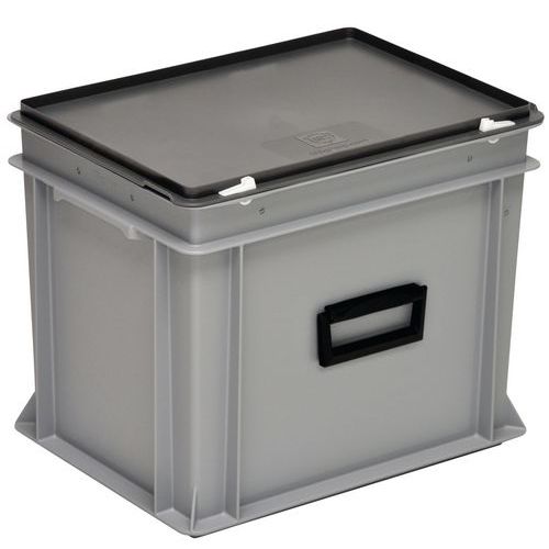 Valigetta contenit Rako 30L grigio e coperchio grigio scuro,