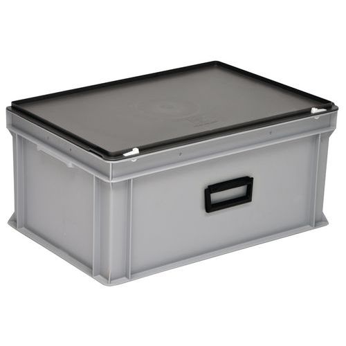 Valigetta contenit Rako 50L grigio e coperchio grigio scuro,