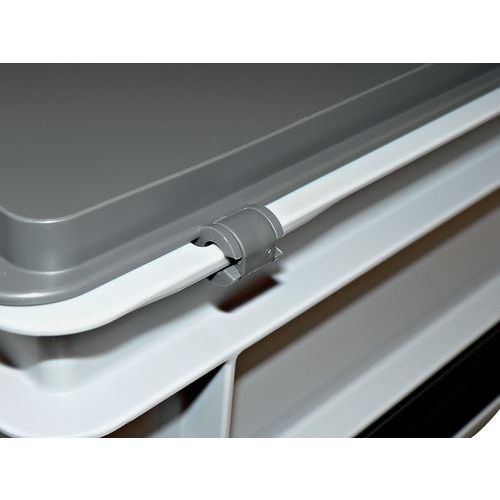 Rinforzo per cerniera grigio per casse o valigette Rako,