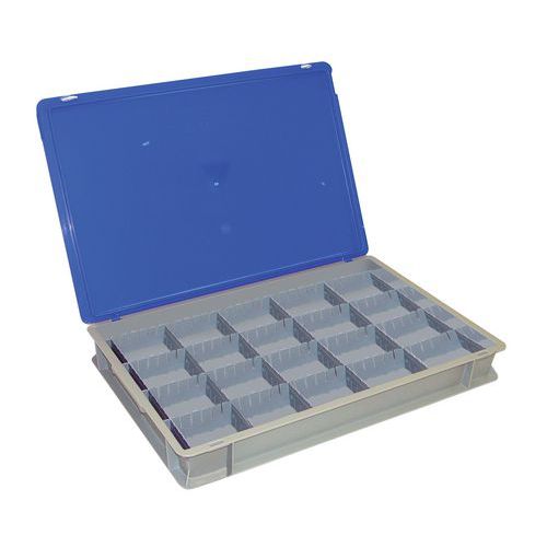 Separatori tazze con altezza 70mm per contenitori impilabili,