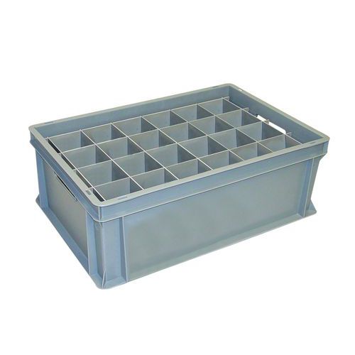 Separatori bicchieri birra/vino per contenitori impilabili,