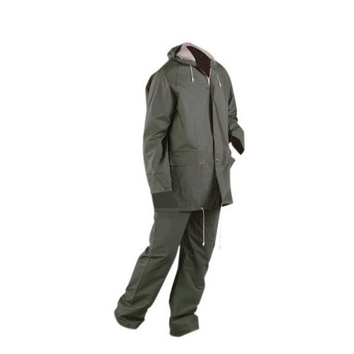 Tuta da pioggia in PVC XL verde,