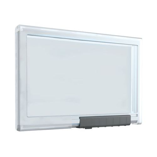 Portabadge Pushbox Trio 54x85mm a pressione,