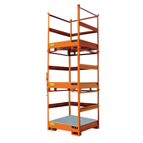 vasca sovrapp. per fusti,