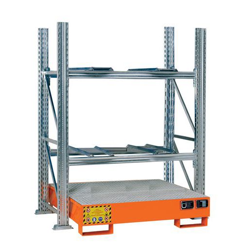 Scaff per 4 fusti 200L orizzon 1400X830X2000,