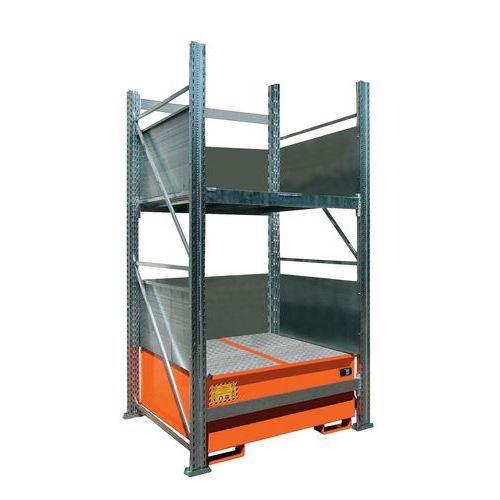 Scaffalatu 2 cisternette 1000L 1440X1340X550,
