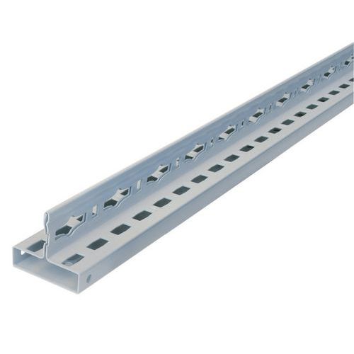 Montante Easy-Fix grigio chiaro 1800 mm lato anteriore forato,
