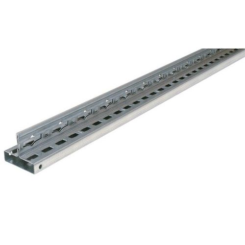 Montante Easy-Fix galvanizzato 1800 mm lato anteriore forato,