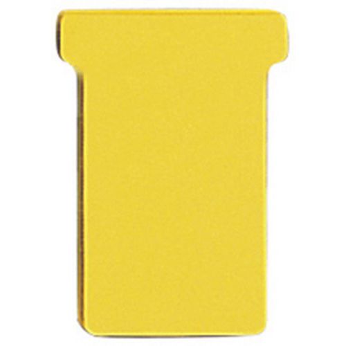 Scheda a T - 77 mm Col: giallo Larghezza: 77,
