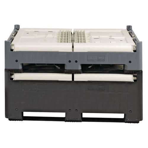 Cassa-pallet pieghevole Capacità: 839 L Altezza totale: 978,