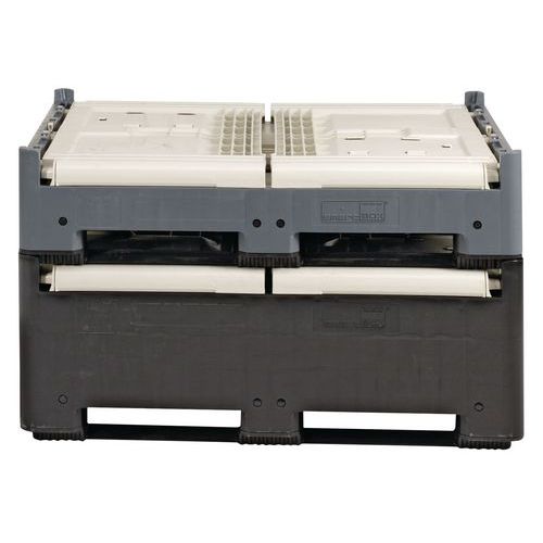 Cassa-pallet pieghevole Capacità: 668 L Altezza totale: 805,