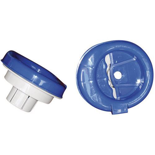 Svolgitore per film di 50 mm giallo e blu,