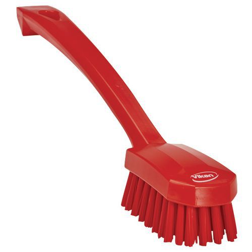 Spazzola per stoviglie Vikan rossa lunghezza 26 cm,