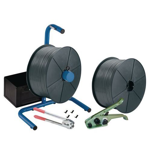 Kit di reggiatura portatile - Reggia in polipropilene - Lotto da 2