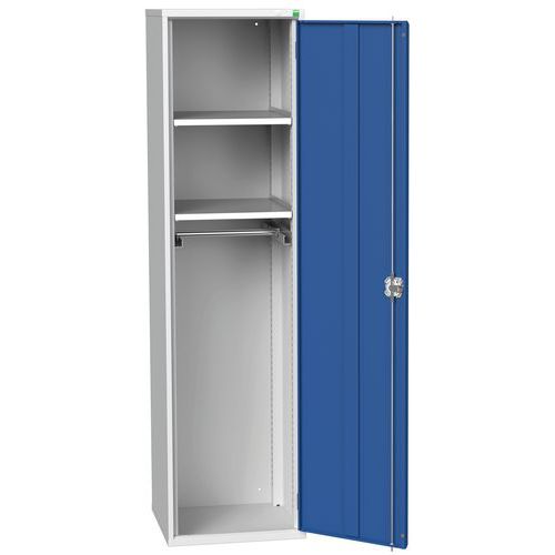 Armadio equipaggiamento DPI pesante 525x550x2000mm,2 ripiani,