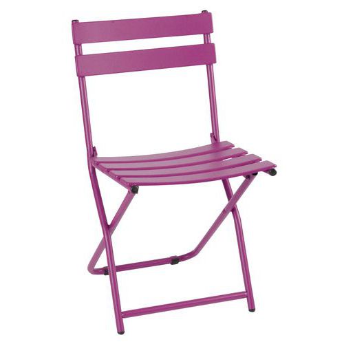 Sedia pieghevole - Square - purple,