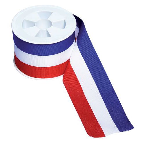 Nastro Tricolore 10 Metri Larghezza 52Mm,