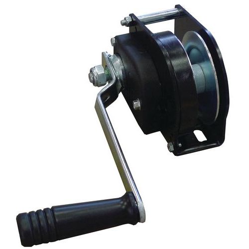 Argano autofrenante - Acciaio Cavo L. : 8 m Portata: 80,