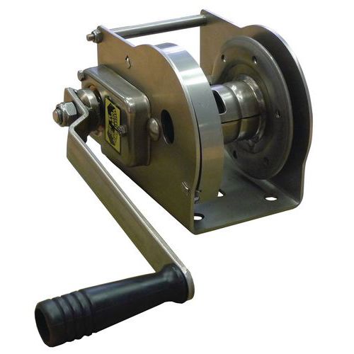 Argano autofrenante - Inox Cavo L. : 12 m Portata: 240,