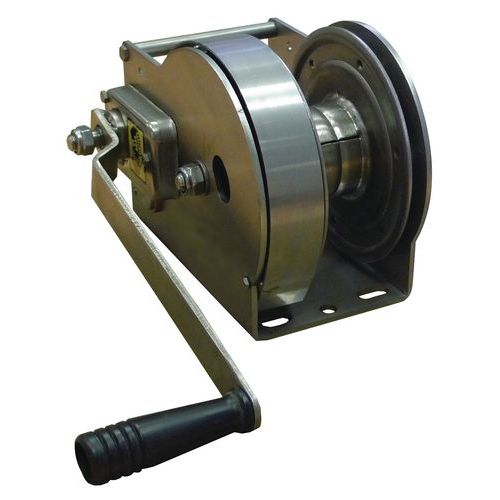 Argano autofrenante - Inox Cavo L. : 12 m Portata: 490,