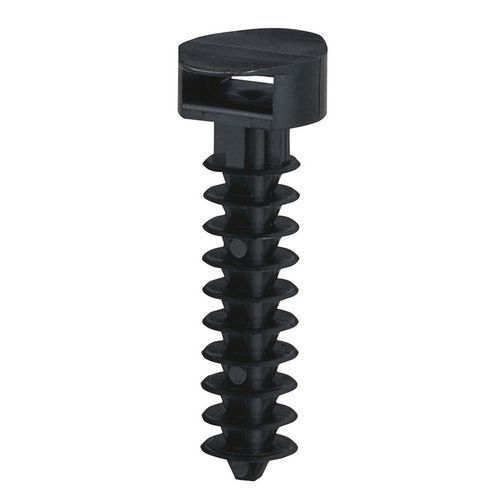 Tassello nero con alette,