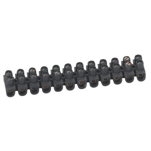 Morsettiera multipla / connettori domino NYLBLOC 10 mm2 nero,