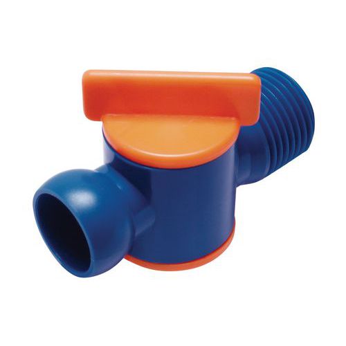 Confezione 2 Rubinetti Stand.M aschio Flusso F orte 1/2 Npt,