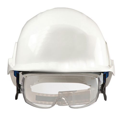 Casco protettivo con occhiali integrati Spectrum - Manutan.it