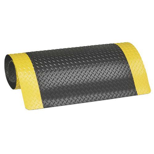Tappeto antifatica 91 x 300 nero/giallo,