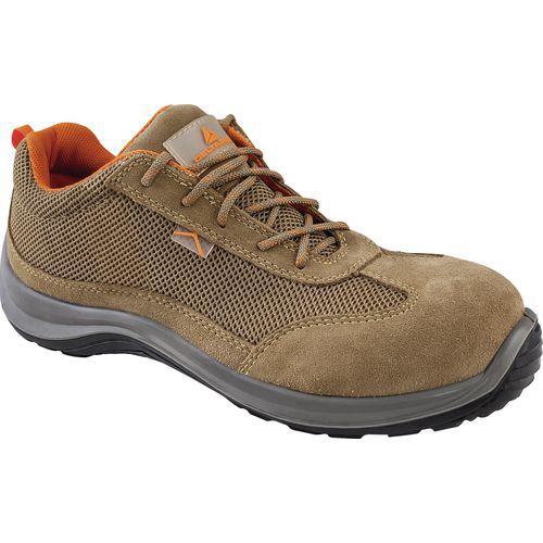Scarpa bassa pelle scam. «mesh» - s1p src beige tg 39,
