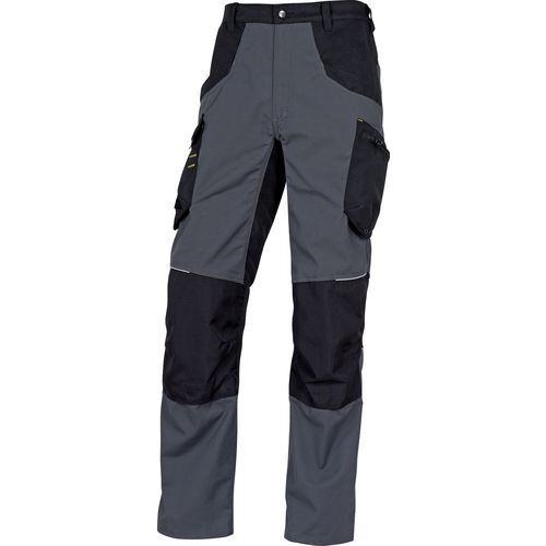 Pant.  60% cotone/40% polies.-270 g/m² grey-nero s,