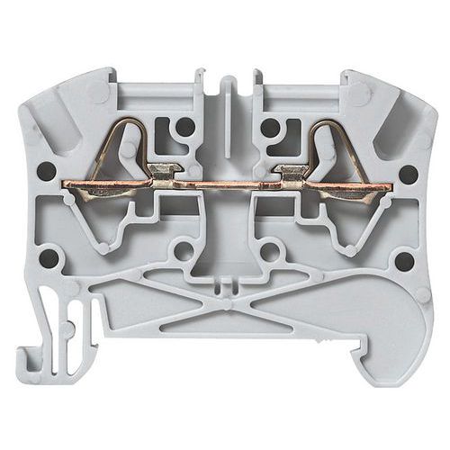 Morsetti a molla 1 collegamento 4P5 grigio,