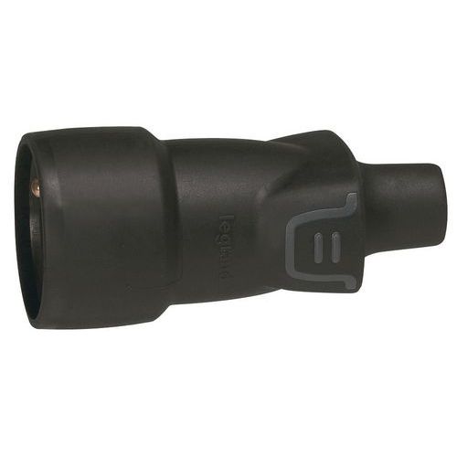 Prolunga 2P +T nero a vite,