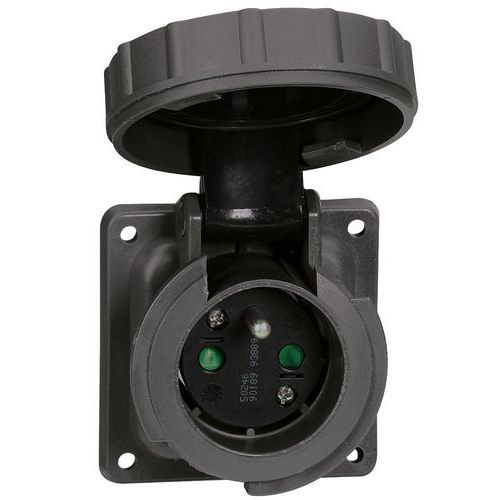 Presa quadro elettrico Hypra 2P+T 16 A 230 V,