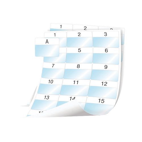 Etichetta ferro laminato/cavo 54 x 42 mm Nero/bianco,