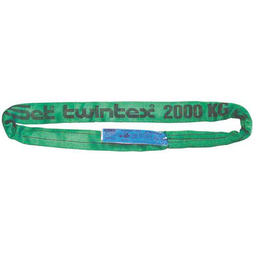 Imbracatura tubolare senza fine Twintex-Portata 2000kg-3m,