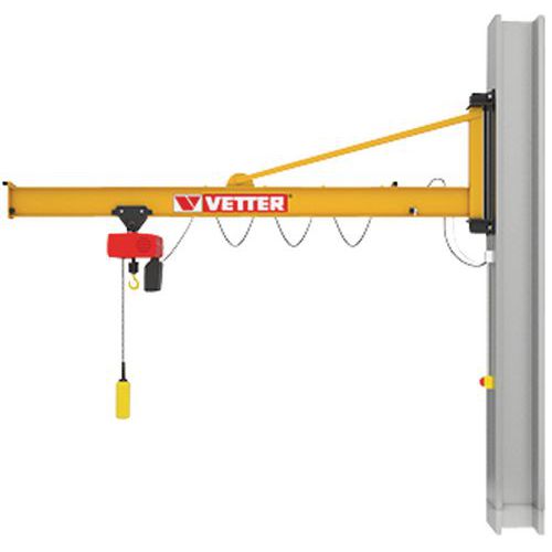 Gru A muro P=1000 Kg 2M F=1000 KG PORT EE = 2M,