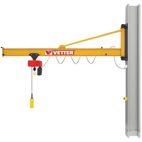 Gru A muro P=1000Kg, 3M F=1000KG,PORTEE =3M,