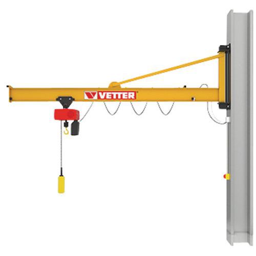 Gru A muro P=1600Kg, 2M F=1600KG,PORTEE =2M,