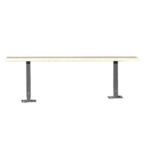 Riparo per fumatori di base - Seduta antracite legno - L tot.: 1,8,