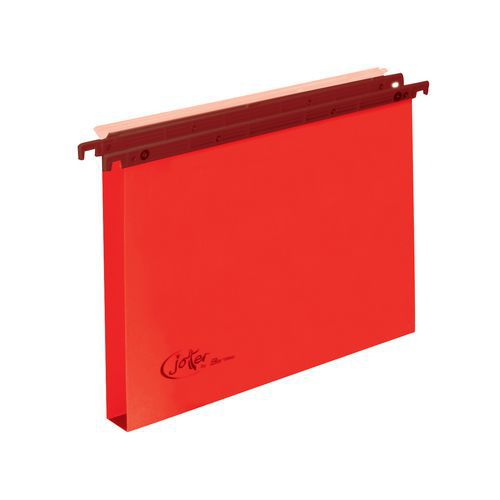 Cart sospese Joker rosso per cassetto Int 39cm. Fondo U 3cm,