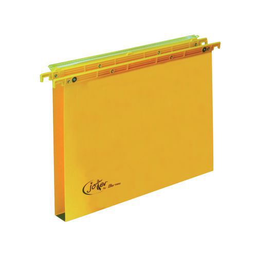 Cart sospese Joker giallo per cassetto Int 39cm. Fondo U 3cm,