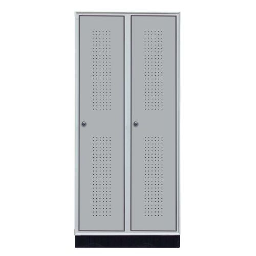 Armadio spogliatoio ind.pulita 2 col. 60X50X175h GRIGIO,